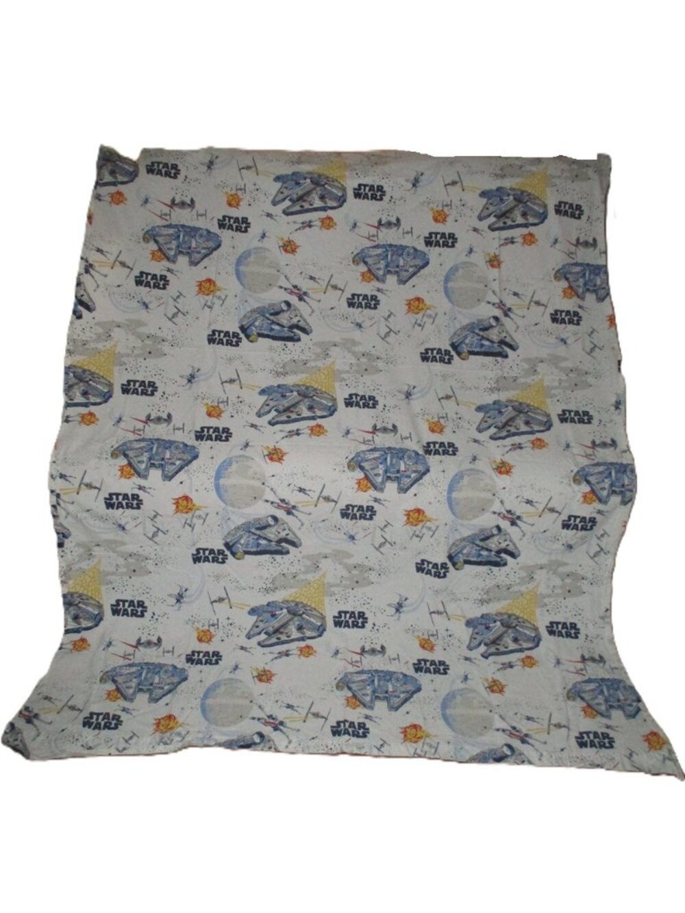Pottery Barn Kids Twin Star Wars Flat Sheet